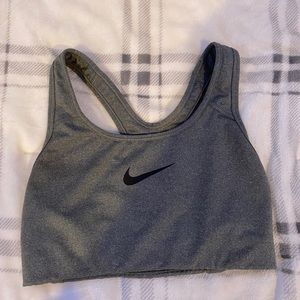 Nike grey sports bra